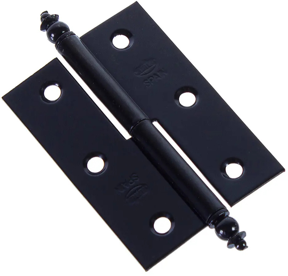 14247979 Петля мебельная карточная съёмная правая Amig 541 60x40 мм сталь цвет чёрный STLM-1011837