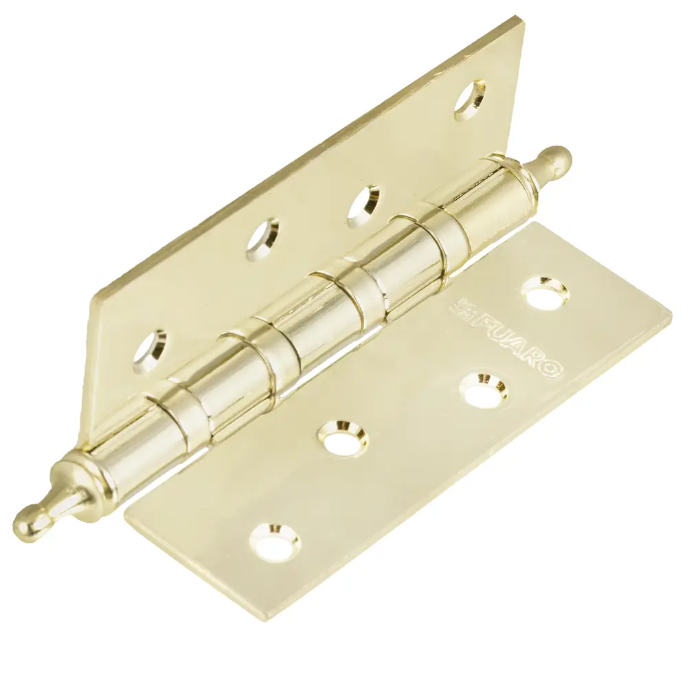 Петля универсальная Fuaro 4BB/А 100x75x2.5 мм сталь цвет латунь STLM-2018676 - Вид №1