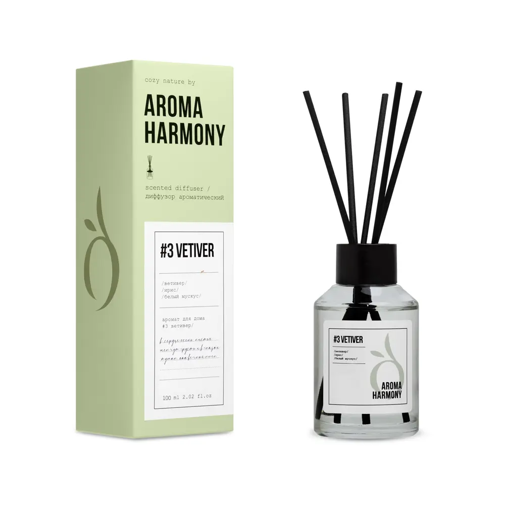 Диффузор Aroma Harmony №3 Vetiver 100 мл - Ароматерапия для дома 89435461 STLM-1563362