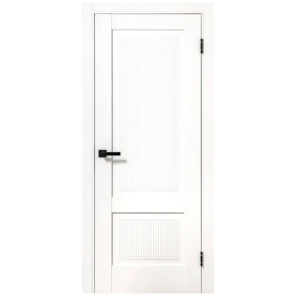 Комплект двери Олимпия глухая 90x200 см полипропилен цвет аляска с добором 200 мм PORTIKA STLM-2033563