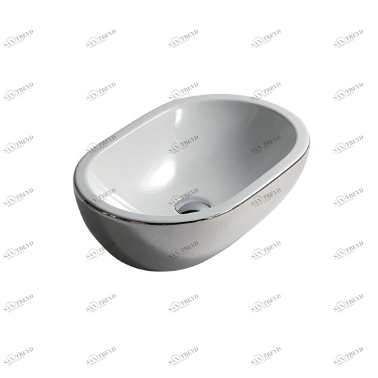 5233PL/5234PL Накладная раковина на столешницу  овальная Galassia MIDAS