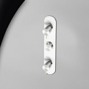 Термостат для душа глянцевая сталь с серой ручкой Toki Radomonte TKI54LCIL29