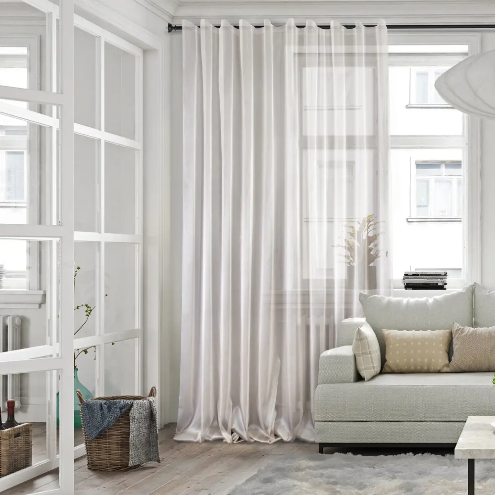 Santreyd Тюль 1672 Бежевый - Сетчатая ткань для штор 300 см 89390573 STLM-1498600