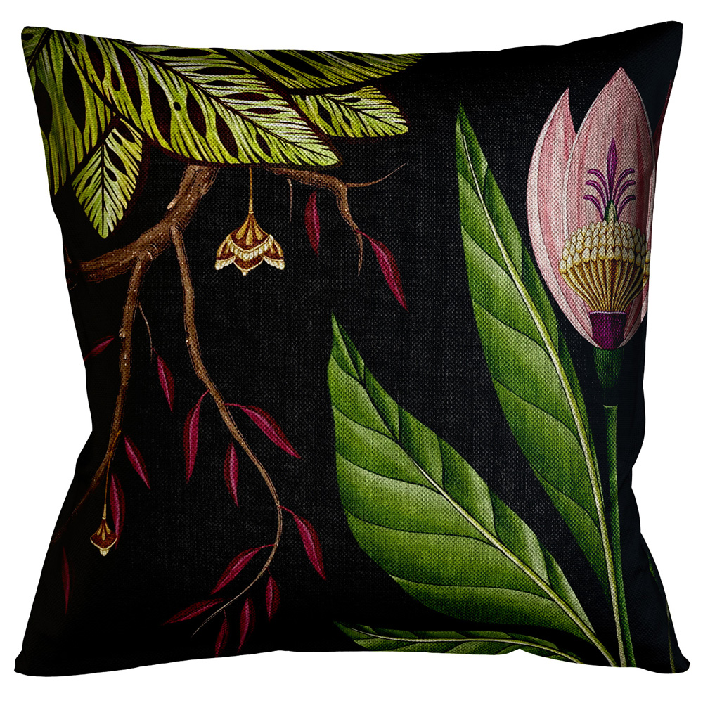 2719219 Подушка «Тропический лес / Нуар», версия 2 Object Desire 