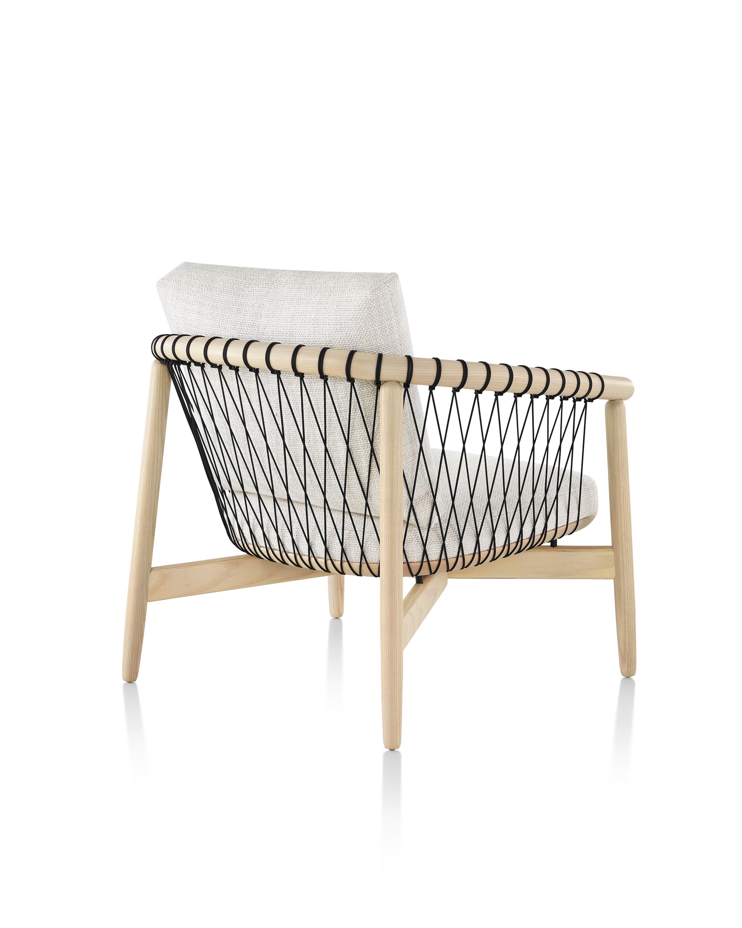 Кресло из дерева и ткани с подлокотниками Herman Miller Crosshatch ARCH-00123148 - Вид №17