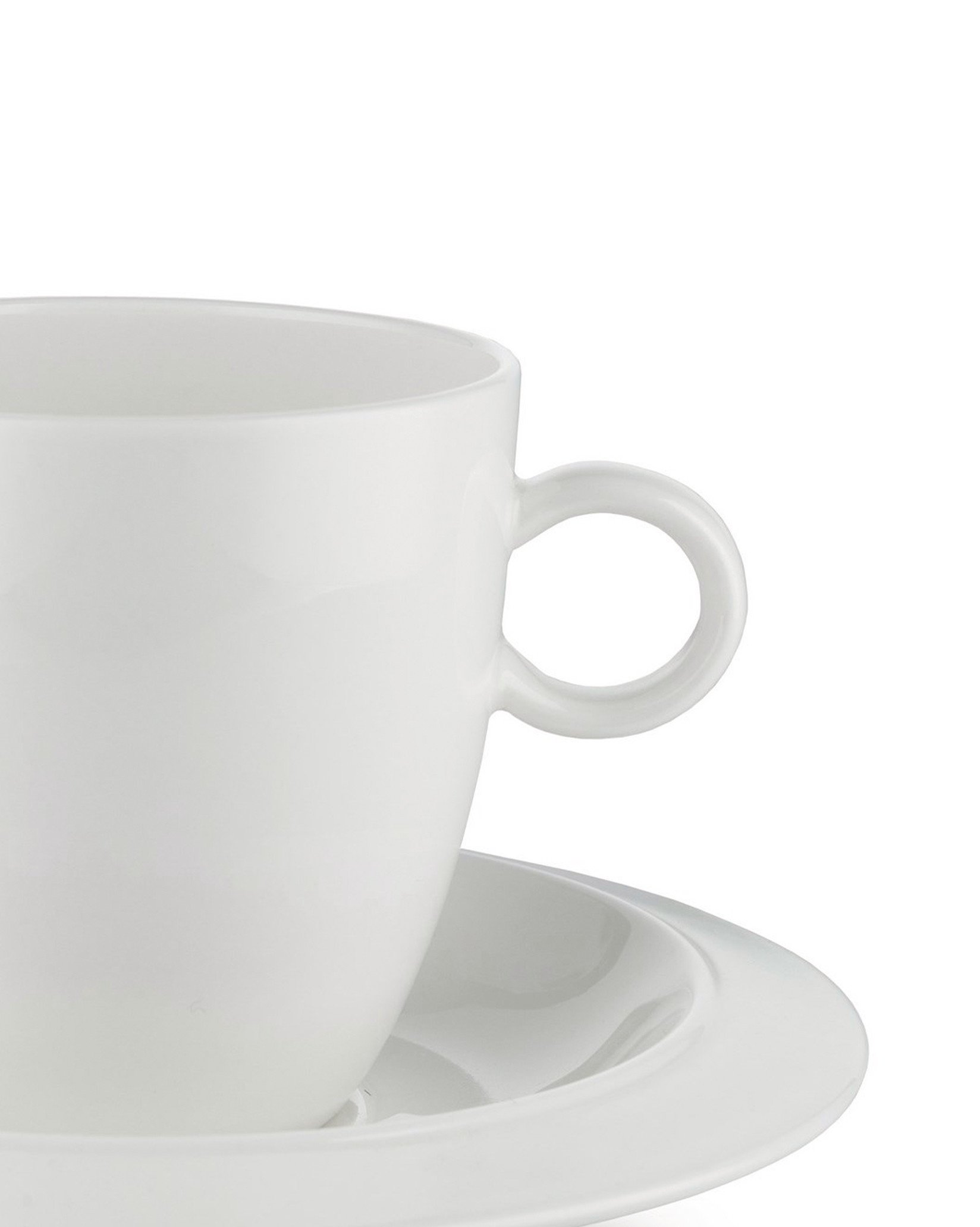 Набор из 2 фильтрованных кофейных чашек Alessi Bavero с блюдцами TAC1/87S - Вид №2