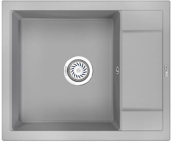 6002, АЛЮМИНИУМ, кухонная мойка, кварц