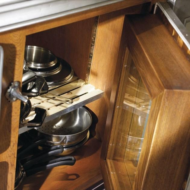 Marchi Cucine Модульная кухня из нержавеющей стали и дерева с островом Bar & barman sun-id-1476185 - Вид №8