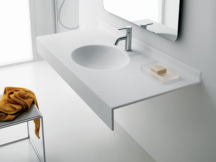 Консольный подвесной умывальник из HIMACS Ponte Giulio форма ARCH-00074403 - Вид №3