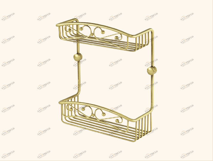 Решетка двойная MIGLIORE Complementi ML.COM.DO-50.602 - золото ML.COM-50.602.DO