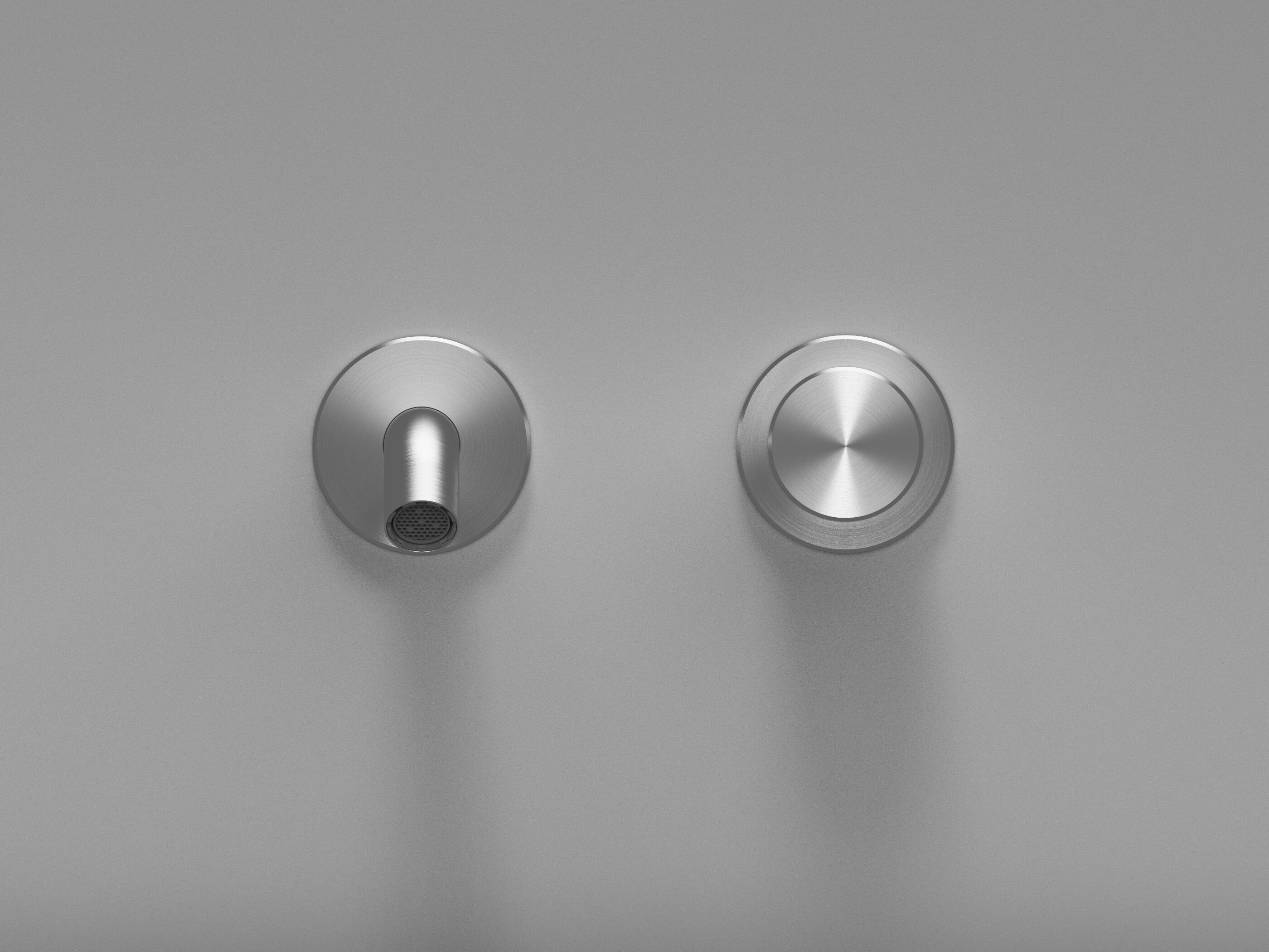 Стальной прогрессивный настенный смеситель для раковины Quadrodesign Hum ARCH-00015168