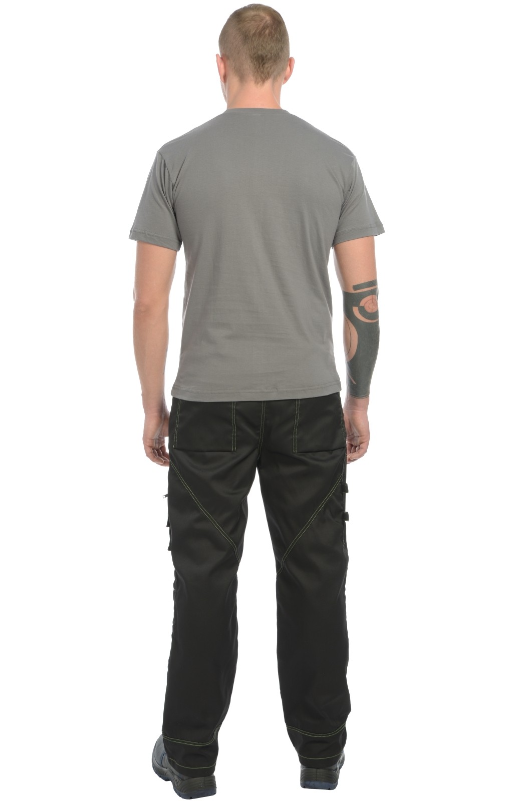 5046295 Футболка темно-серая  Одежда для официантов  размер 6XL (68-70) Спецодежда  - Вид №9