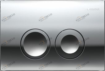 115.125.21.1 смывная клавиша DELTA21 (пластик/хром) Santreyd 