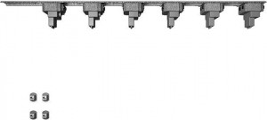 3528797090 Horizontal showerᴬᵀᵀ массажный душ - Dornbracht продукты скрытого монтажа