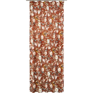 Штора на ленте «Персия» 140х260 см цвет красный