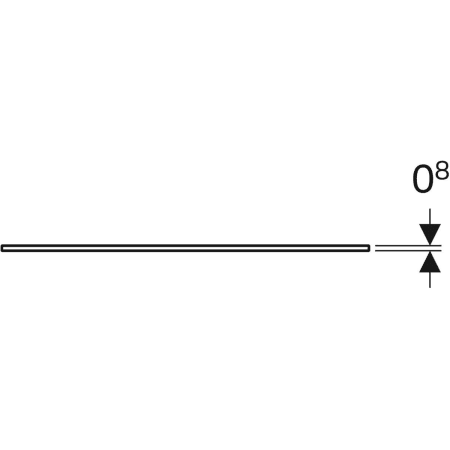 500.524.00.1 Стеклянная полка Geberit Xeno² Geberit  - Вид №4