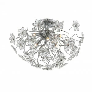 Потолочный светильник ST Luce Auola SL385.102.06 ST LUCE ДИЗАЙНЕРСКИЕ, AUOLA 276766 Прозрачный;хром