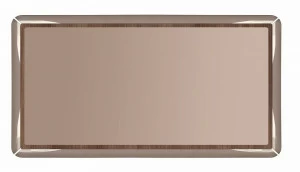 Tonin Casa Зеркало настенное прямоугольное в ореховой раме