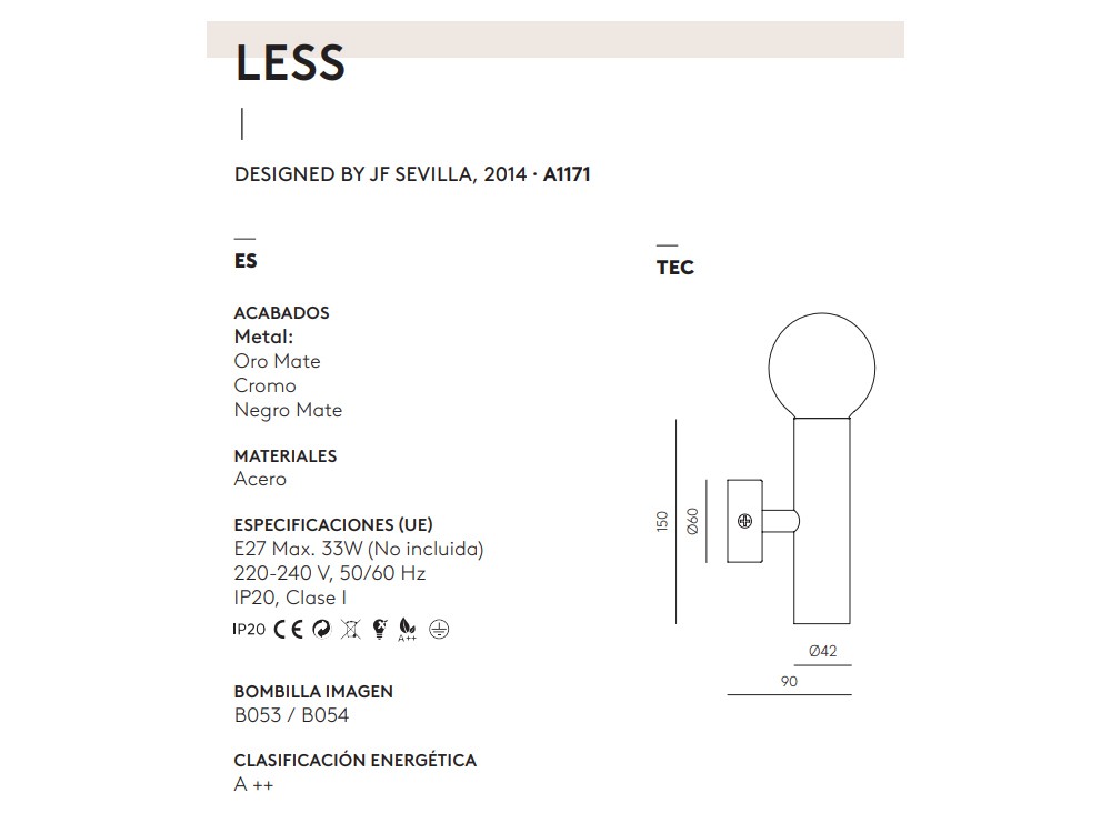 091656 Бра латунь Aromas del Campo Less - Вид №1