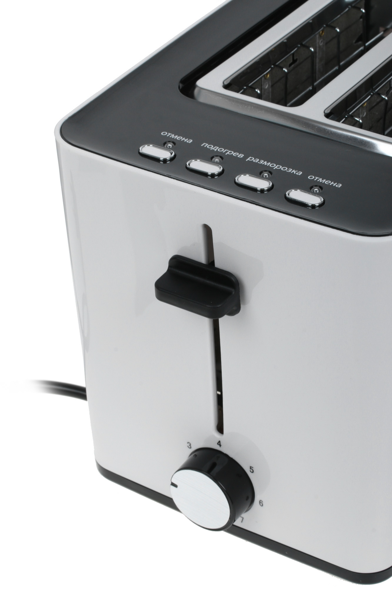 8100038 Тостер Delta LUX DL-072 белый STDN-0089479 - Вид №3