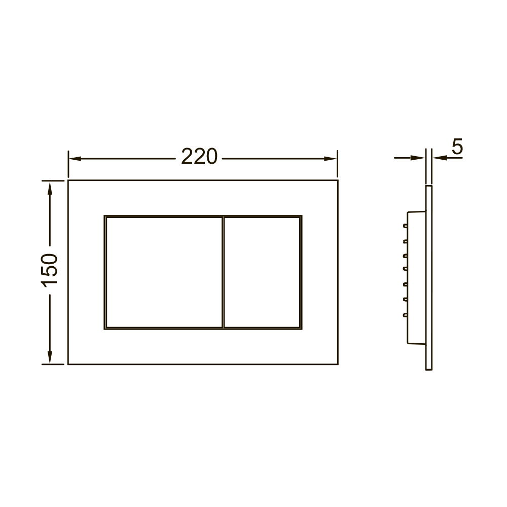 K440403 Комплекты из инсталляций и панелей смыва Tece  - Вид №4
