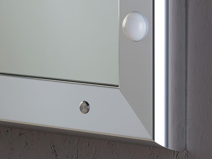 UNICA by Cantoni Прямоугольное зеркало из алюминия в раме со встроенной подсветкой Sp sun-id-1378608 - Вид №3