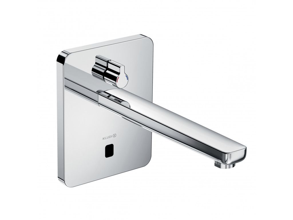 3840005 электронный смеситель на умывальник KLUDI ZENTA хром 