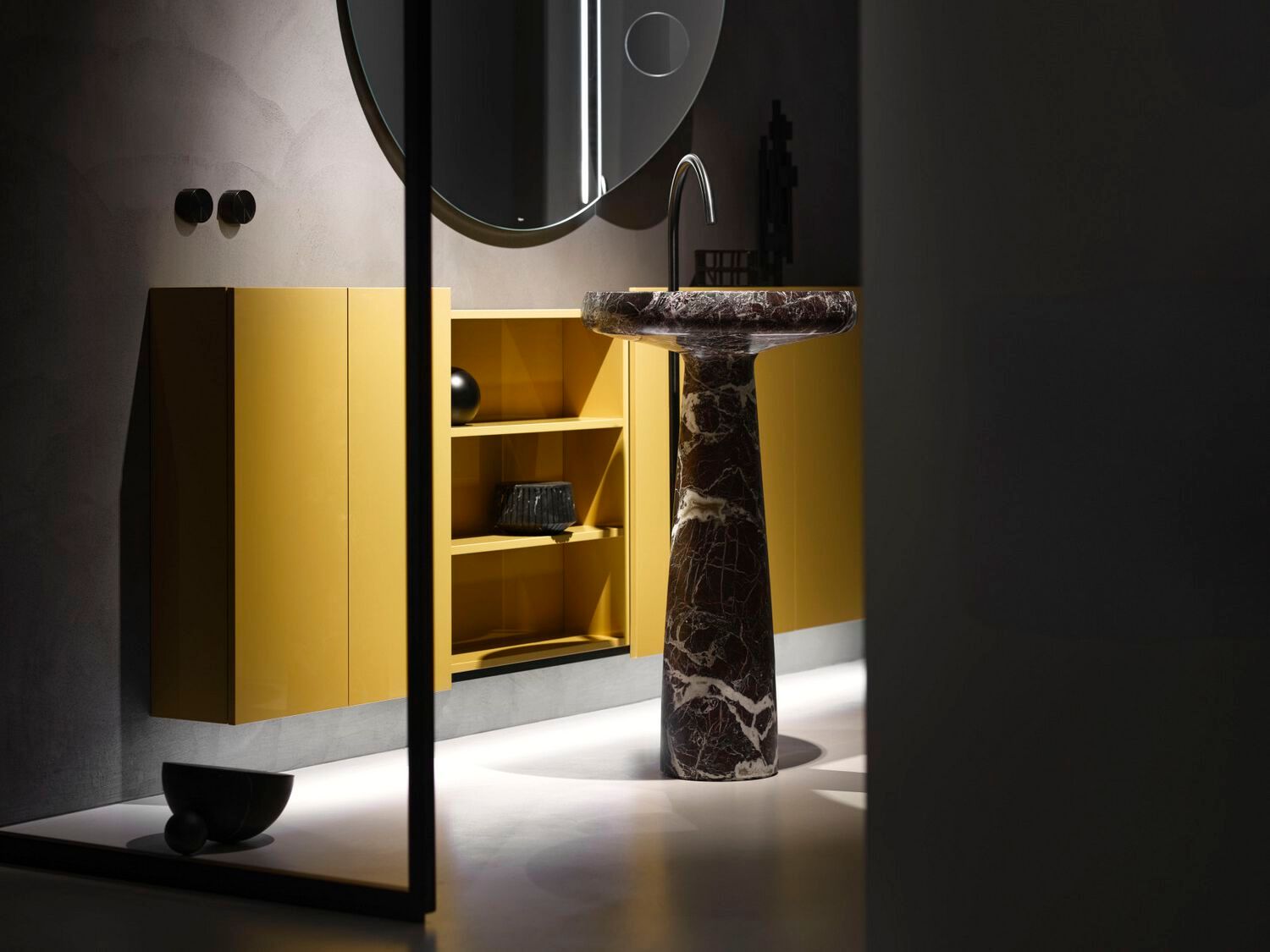 Подвесной шкаф для ванной комнаты с дверцами Falper Ognidove ARCH-00056813 - Вид №3