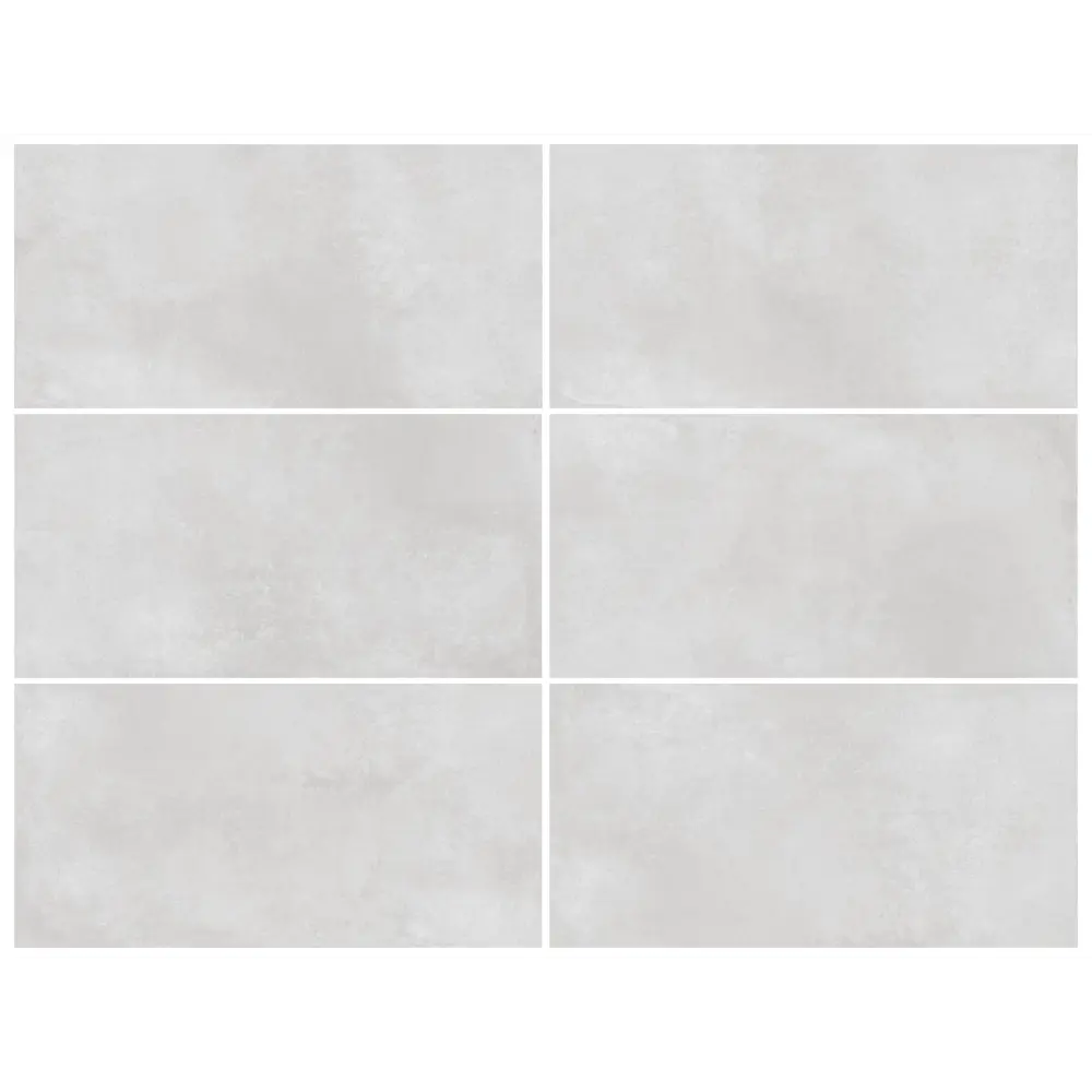 Керамогранит Incolor Omega Bianco Matt 120x60 см 1.44 м² матовый цвет светло-серый Rizzi 60x120 STLM-2030494 - Вид №3