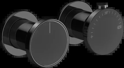 Смеситель для душа 66132 706 Gessi Origini ЧЕРНЫЙ МЕТАЛЛ PVD