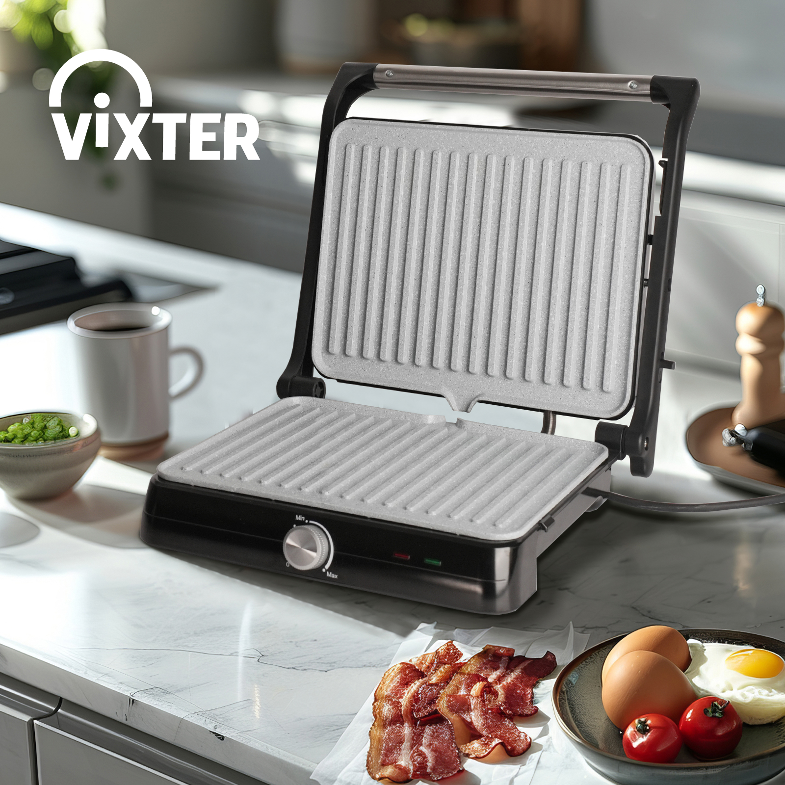 9179099 Гриль Vixter ECG-5020 черный STDN-0063620 - Вид №10