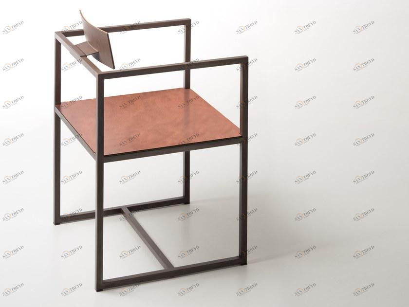 DE CASTELLI Металлический стул с подлокотниками Riviera sun-id-1365401