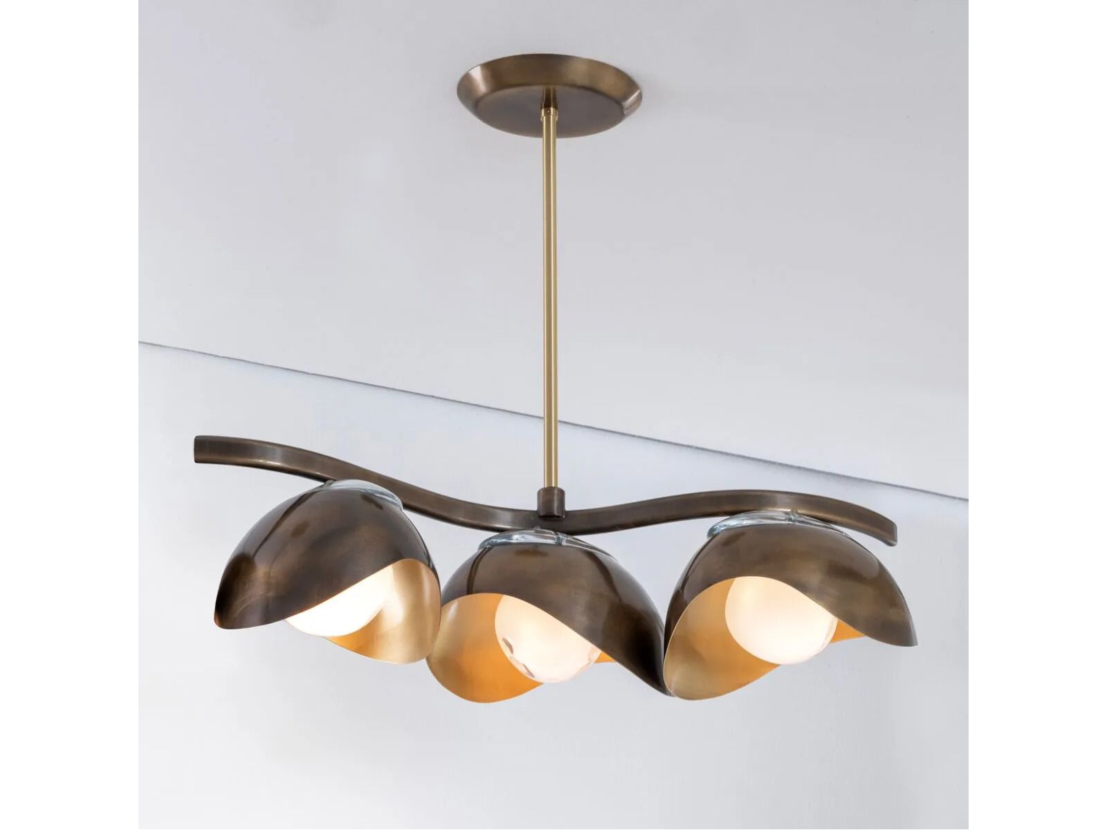 Металлический потолочный светильник GASPARE ASARO SERPENTE TRE ARCH-00091500