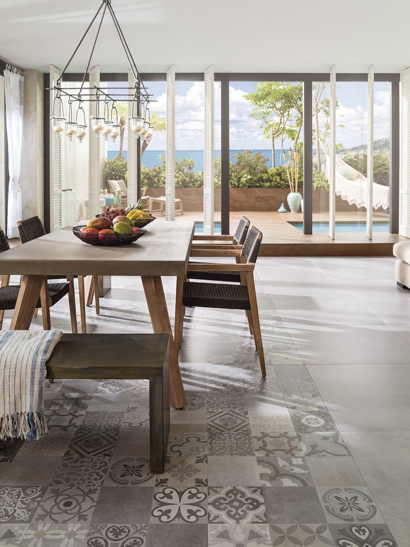 Porcelanosa Пол из керамогранита с эффектом цемента Ston-ker® sun-id-1374998 - Вид №5