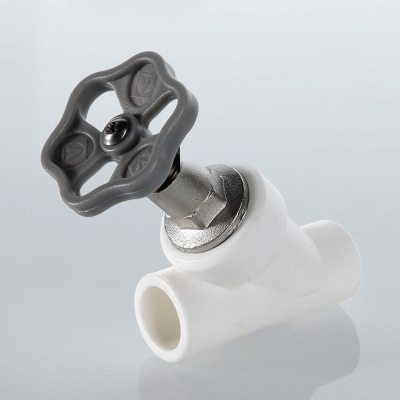 VTp.714.0.032 Вентиль полипропиленовый прямоточный Valtec 32 мм  - Вид №3