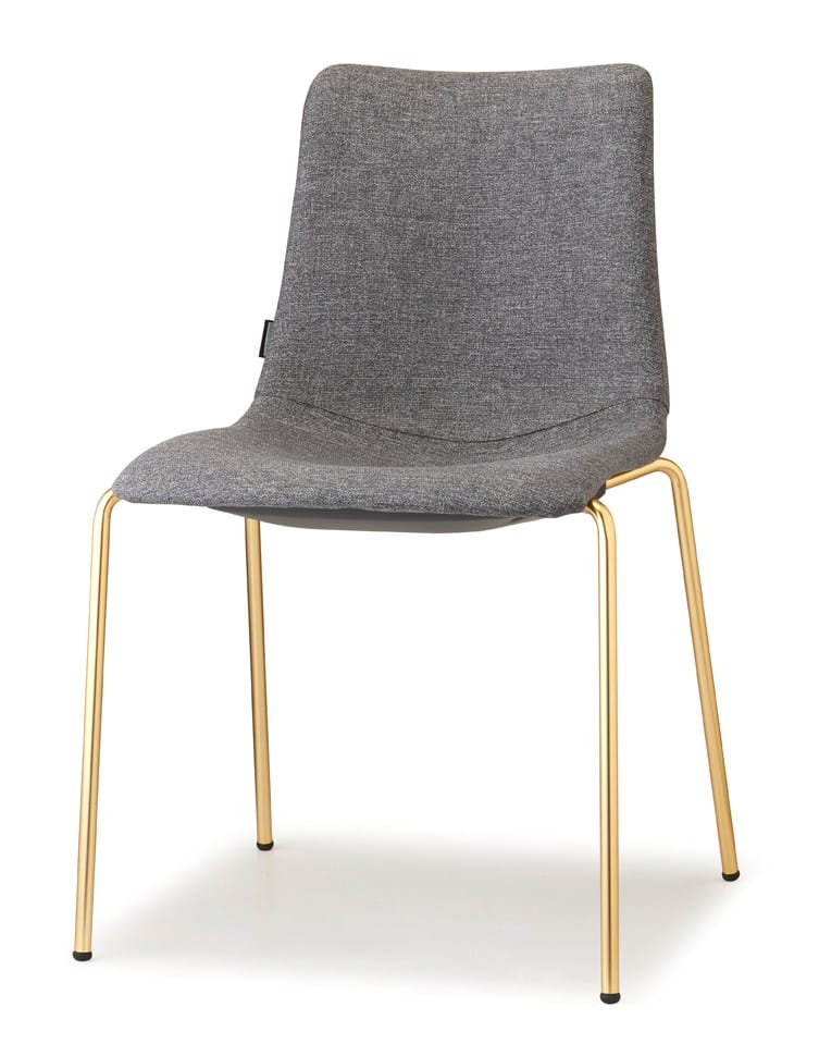 Штабелируемый стул с мягкой тканью S-CAB Zebra ARCH-00112011 - Вид №6