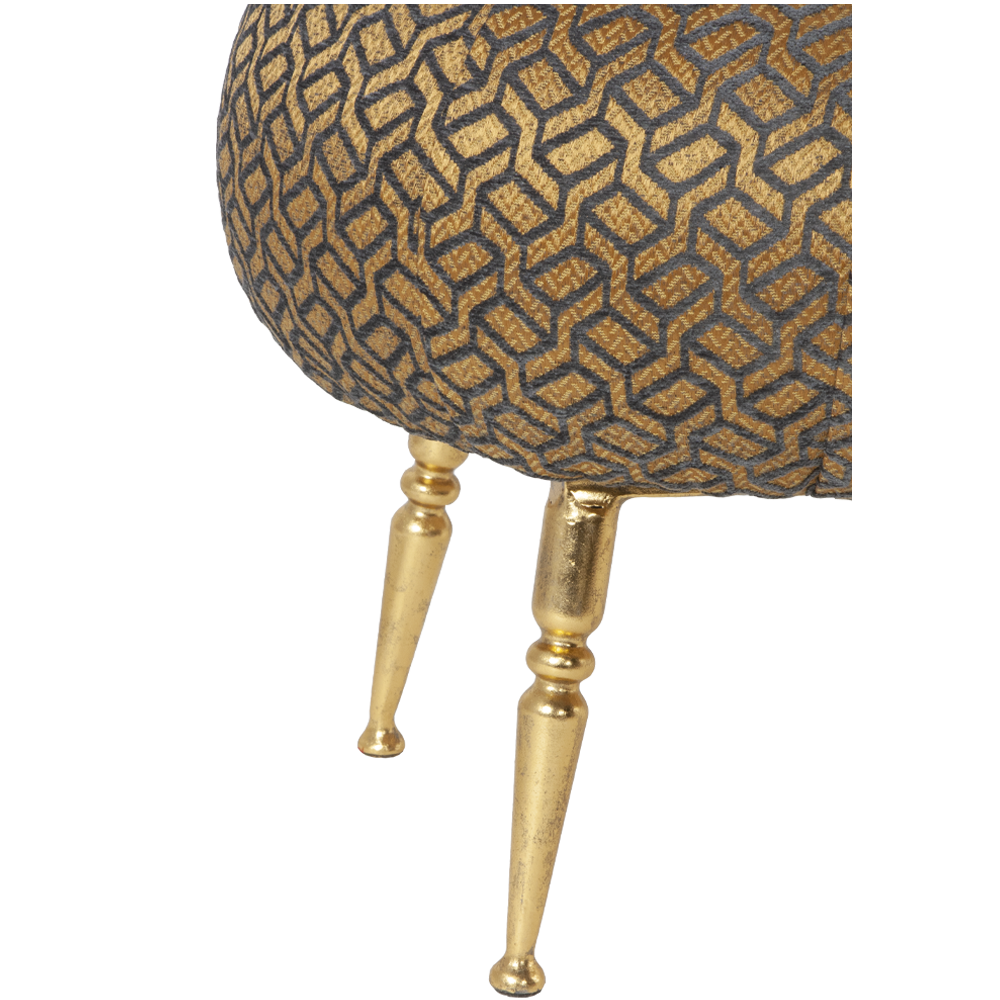 14035 Банкетка Твинки Люкс Голд BOGACHO 4627174556162 - Вид №1