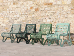 Наружное сиденье из нержавеющей стали