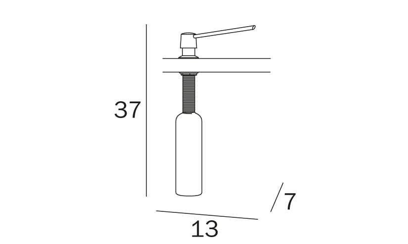 Дозатор мыла INDA® HOTELLERIE ARCH-00057034 - Вид №2