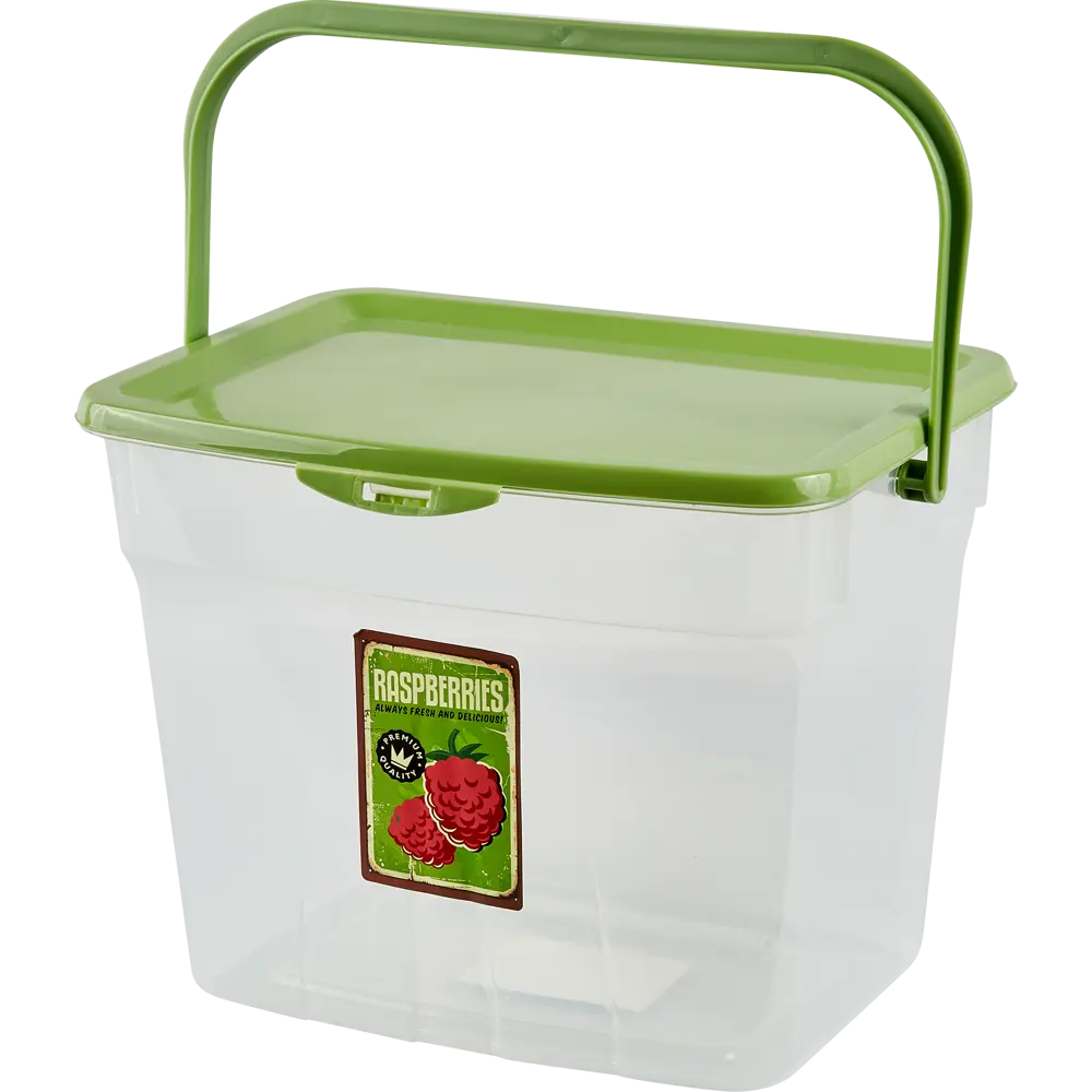 Контейнер с крышкой Spin&Clean VITAmania 4.5 л пластик прозрачный STLM-2081063