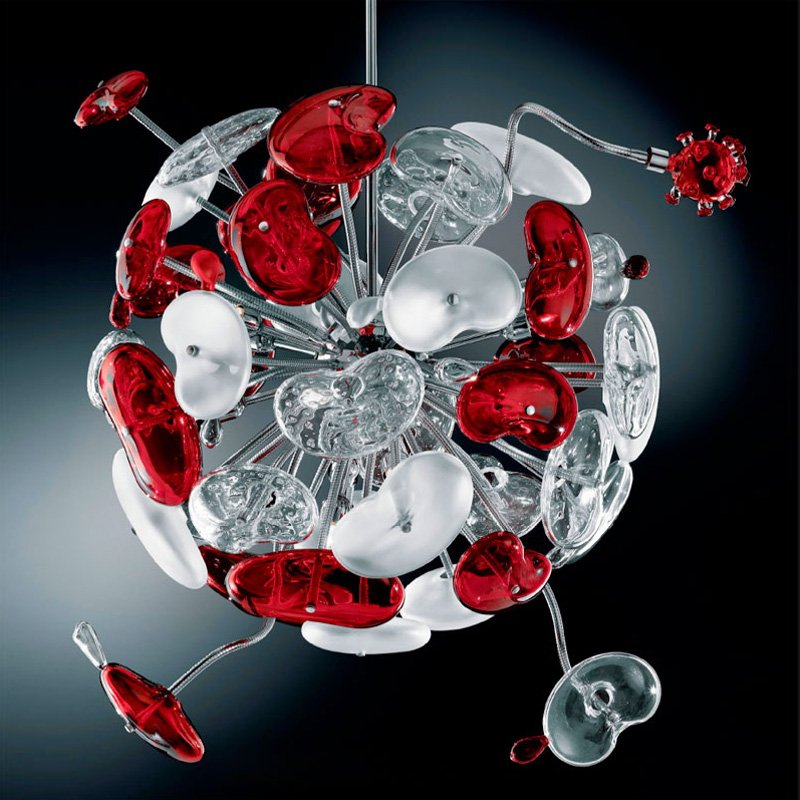 Подвесной светильник Cosmospora от De Majo COSMOSPORA DE MAJO ДИЗАЙНЕРСКИЕ 243130 Хром  - Вид №1