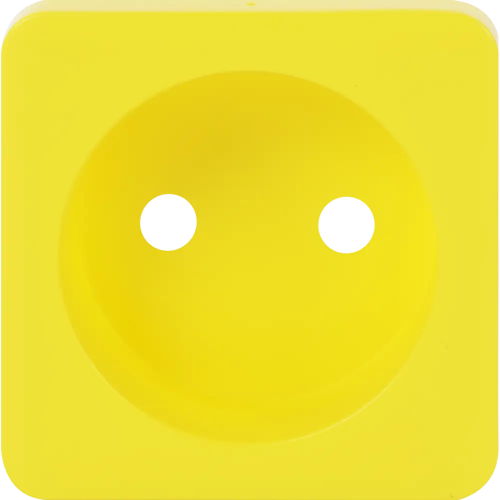 Накладка для розетки без заземления Lexman Cosy, цвет жёлтый STLM-2033295