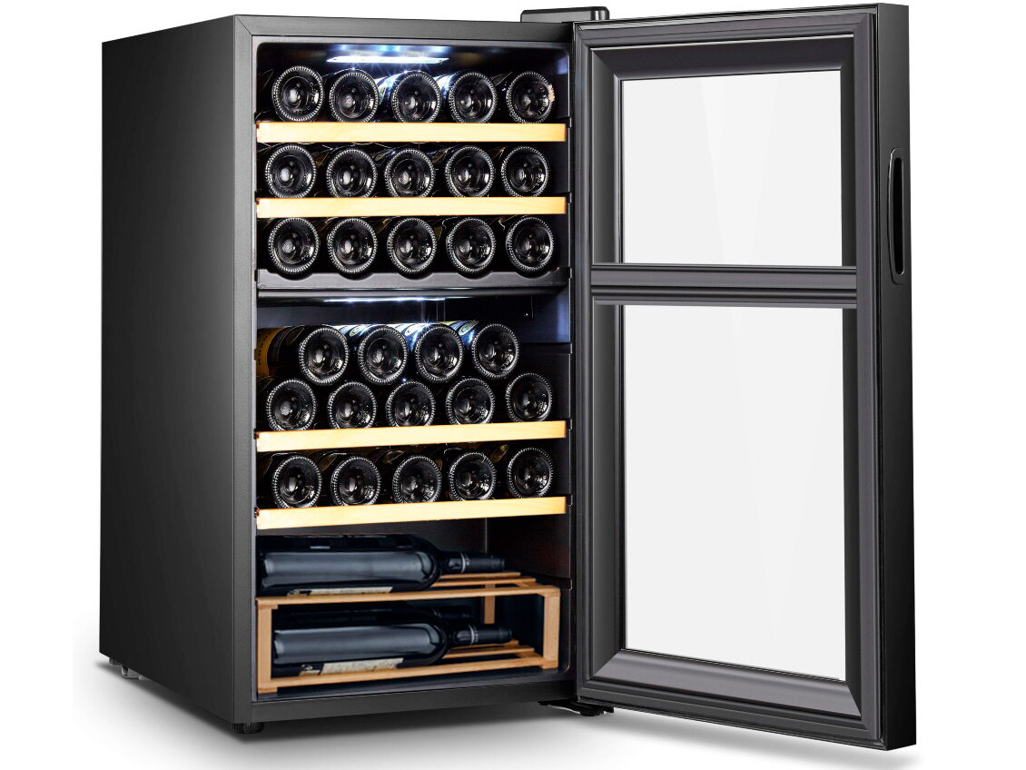5348030 Винный шкаф LaSommeliere SLS33DZ черный STDN-0131502 - Вид №1