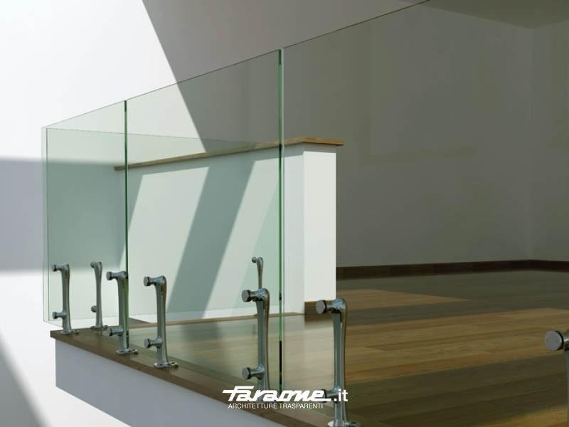 FARAONE Парапет из нержавеющей стали и стекла sun-id-1352228 - Вид №2