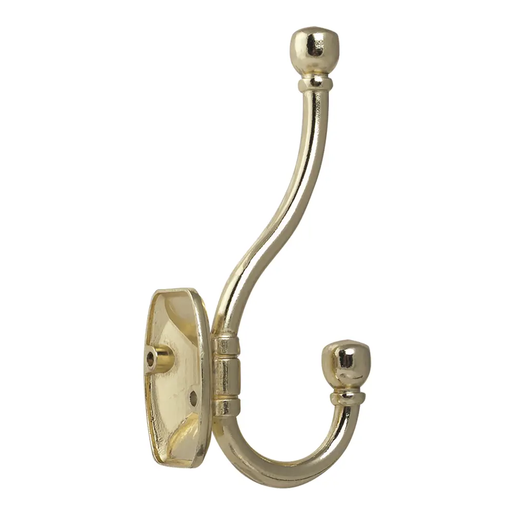 Крючок с шариком для пальто и шапки, металл, цвет золотой 10900192 STLM-2155530 LAMPLANDIA  - Вид №1