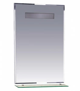 Зеркало Лика-60 с полочкой (свет)