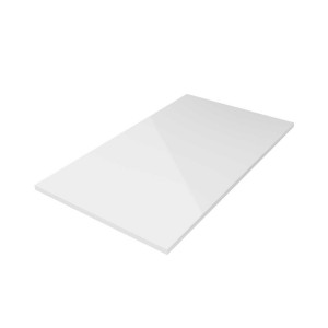 22976 SALGAR Столешница 1000 GLOSS WHITE 16 мм Глянцевый белый