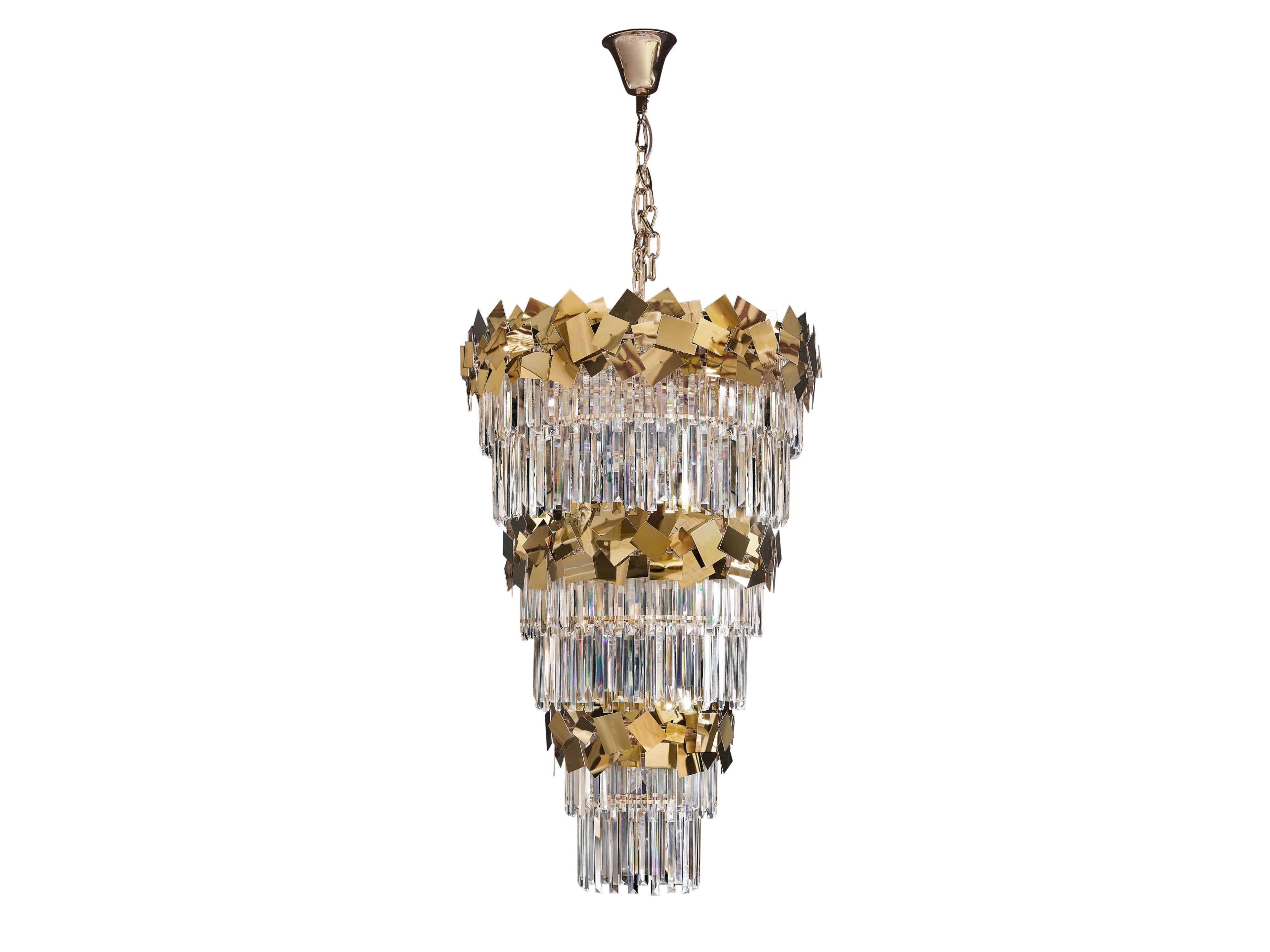 Люстра из нержавеющей стали с кристаллами K-Lighting Hemera ARCH-00119561