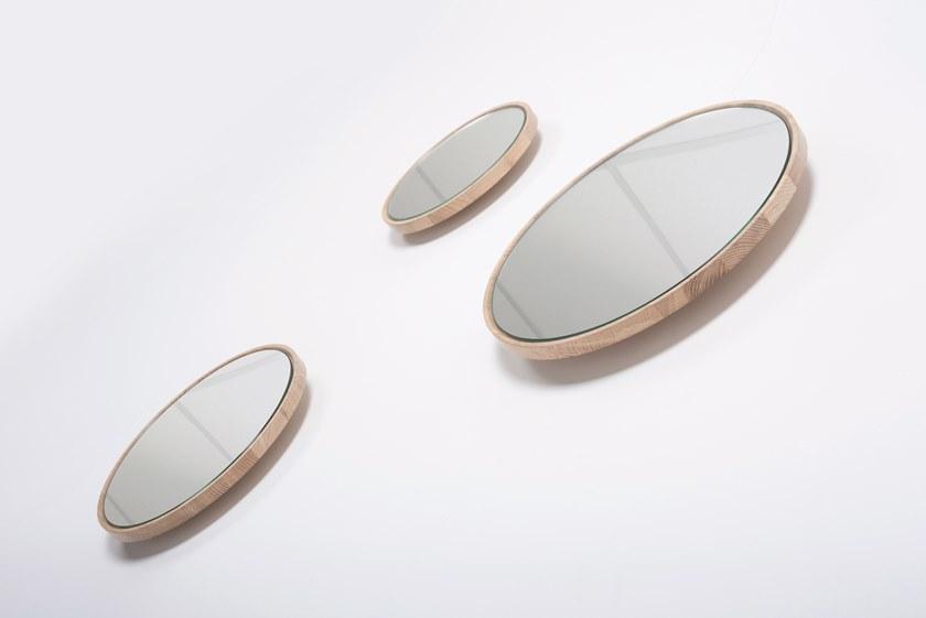 Gazzda Зеркало настенное круглое в раме Hook/look sun-id-1355001 - Вид №2