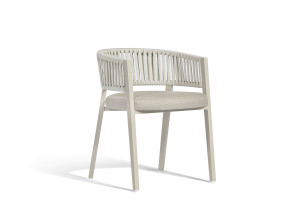 Тканевый стул для сада с металлическим каркасом